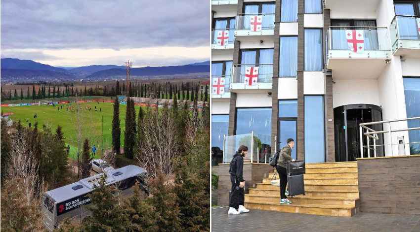 PHOTO: ყველგან დროშები! - სად და როგორ ემზადება საქართველოს ნაკრები ლუქსემბურგთან მატჩისთვის