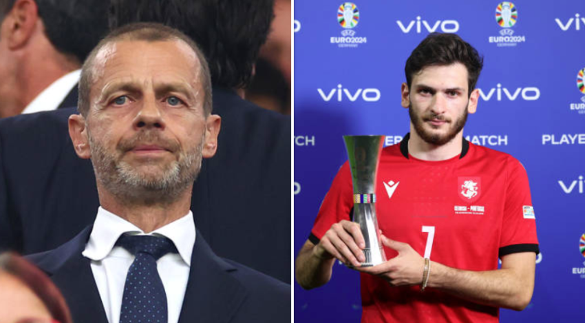 "კვარაცხელიამ ჩემზე დიდი შთაბეჭდილება მოახდინა" - უეფას პრეზიდენტის კომენტარი