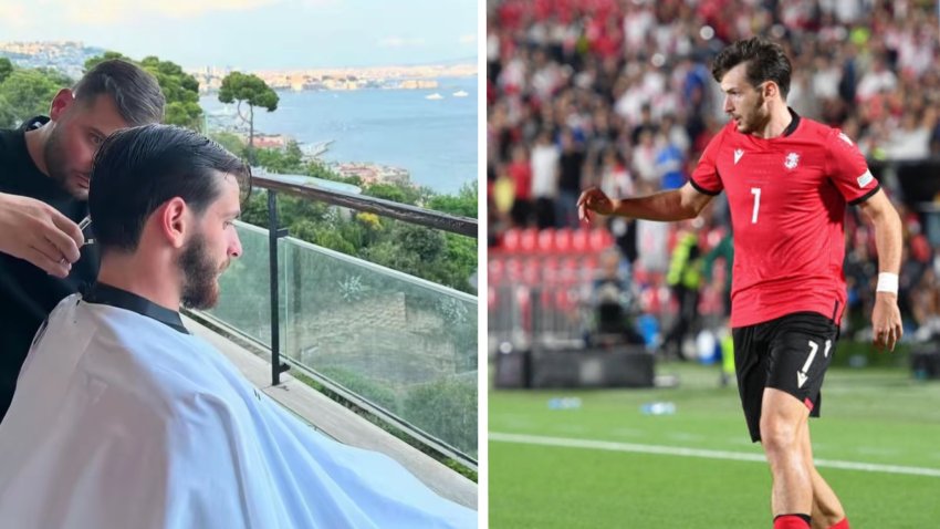 PHOTO: ახალი იმიჯი, ახალი გამოწვევები - ხვიჩა კვარაცხელიამ ვარცხნილობა შეიცვალა