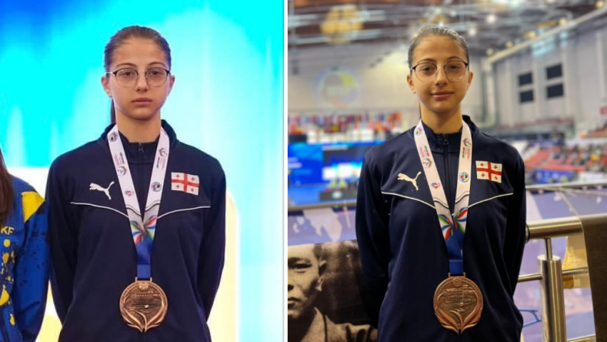 პირველად ქართული სპორტის ისტორიაში - კარატეში ქართველმა გოგონამ მედალი მოიპოვა