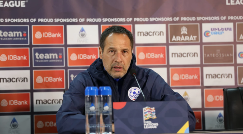 "მხოლოდ 3 შეცდომა დავუშვით და წავაგეთ" - სომხეთის ნაკრების მწვრთნელი პრესკონფერენციაზე