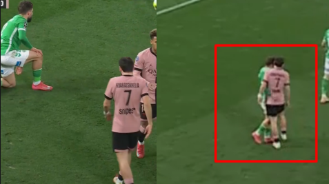 VIDEO: საოცარი მეგობრობა აქვთ - რა გააკეთა კვარამ, როცა მოედანზე ზურიკოს შეხვდა