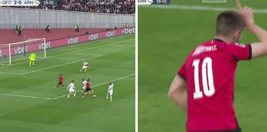 VIDEO: კვარამ დახატა და ჩაკვეტაძემ დაასრულა - საქართველო სომხეთს ანადგურეეებს