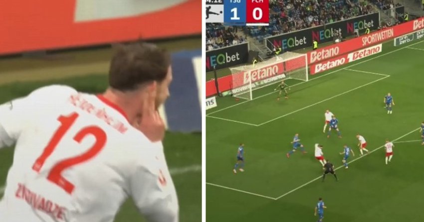 VIDEO: ეს სიგიჟეააააა - ბუდუ ზივზივაძემ ბუნდესლიგაში დაუჯერებელი გოლი გაიტანა