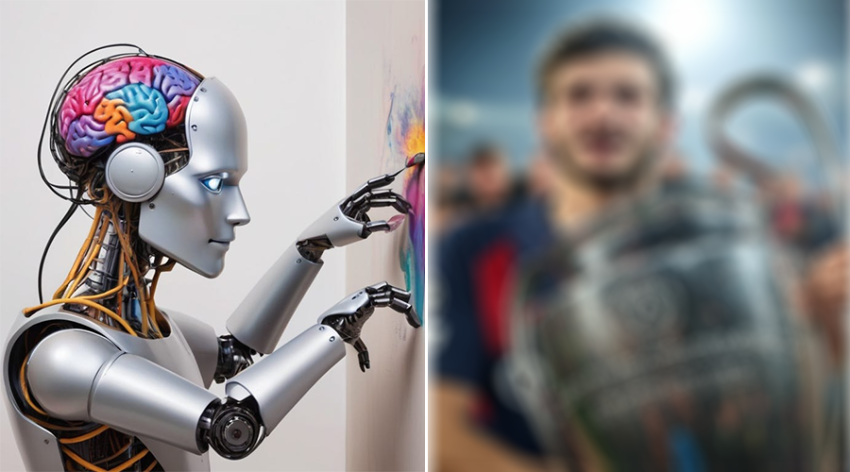 კვარა ჩემპიონთა ლიგის თასით ხელში - ხელოვნურმა ინტელექტმა საინტერესო 3 სურათი შექმნა