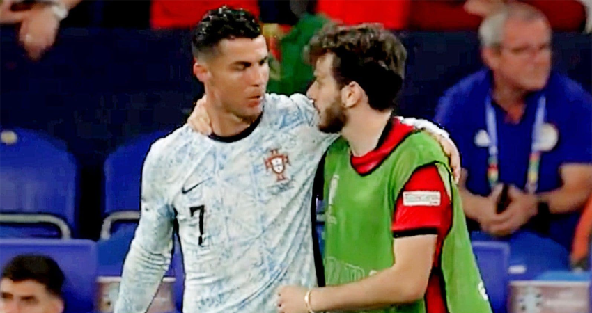 "ვწუხვარ, რომ დაგამარცხეთ..." - რა საუბარი შედგა რონალდუსა და კვარას შორის მატჩის შემდეგ