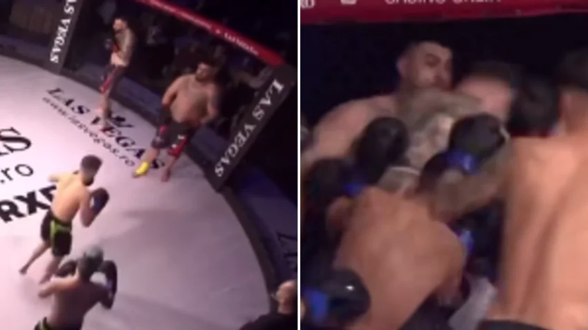 VIDEO: რა მოხდა მაშინ, როცა 10 მოყვარული 2 პროფესიონალ მებრძოლს დაუპირისპირდა