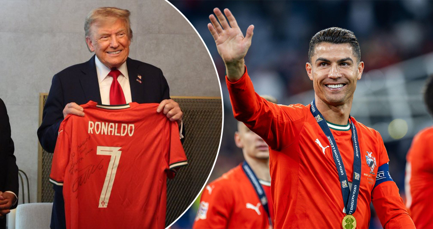 მაისური აჩუქა და მესიჯი გაუგზავნა - რა მისწერა რონალდუმ ტრამპს