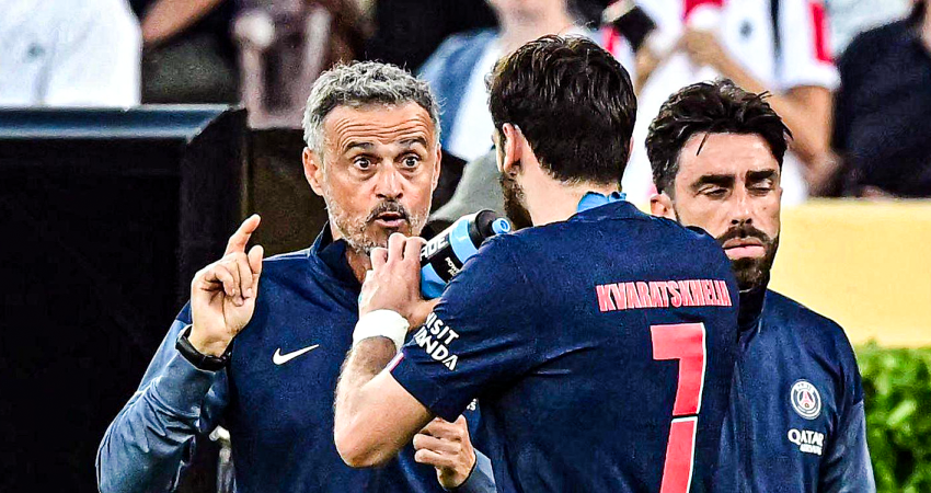 L'equipe იუწყება, რომ დღეს კვარაცხელია სათადარიგოთა სკამზე იქნება - პსჟ-ს სავრაუდო სასტარტო შემადგენლობა