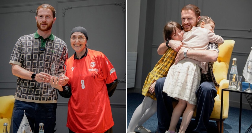 "ბავშვებმა მიიღეს არა მხოლოდ საჩუქრები, არამედ მოტივაცია და სიძლიერის მაგალითი" - ბერი ანდრიას ფონდი ბუდუს მადლობას უხდის