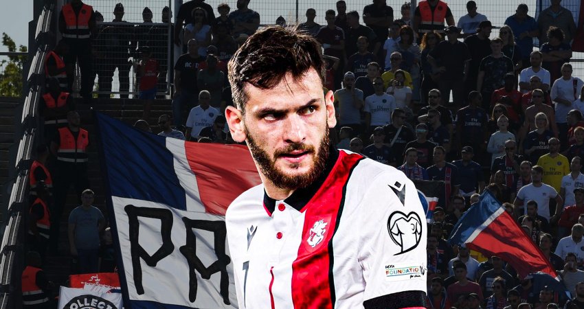 "ხვიჩა მოედანზე ტყუილად იყო, არ უნდა ეთამაშა" - რას წერენ პსჟ-ს ფანები საქართველოს მატჩზე