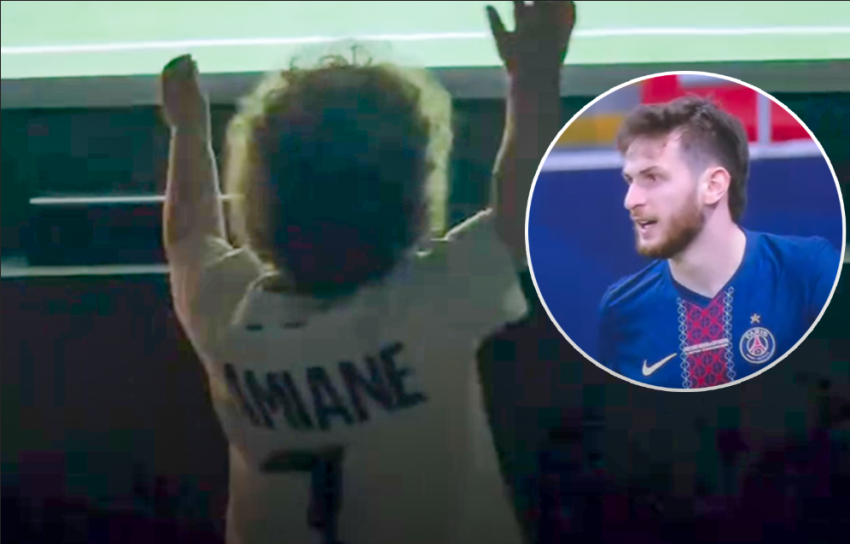 VIDEO: დამიანე კვარაცხელიას რეაქცია მამიკოს გოლზე ფინალში