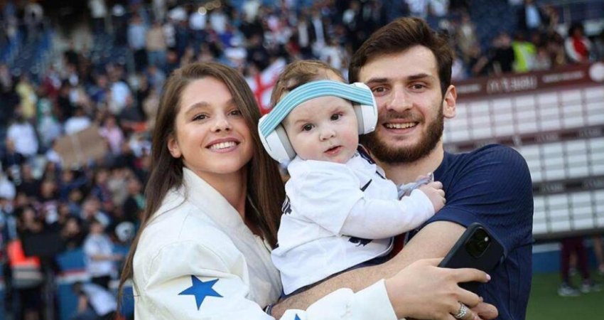 PHOTO: "ჩემი ცხოვრების სყვარული..." - როგორ მიულოცა ხვიჩა კვარაცხელიამ ნიცას დაბადების დღეს