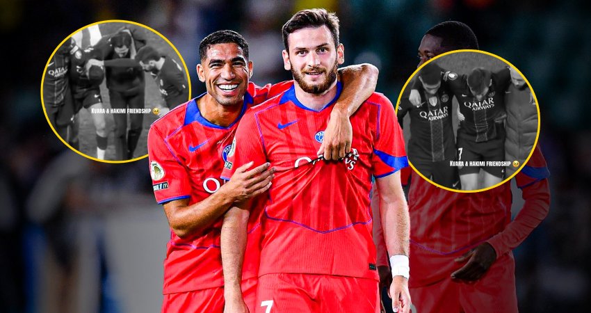 VIDEO: მათი მეგორბრობა! - როგორ დაეხმარნენ ერთმანეთს კვარა და ჰაკიმი რთულ მომენტებში