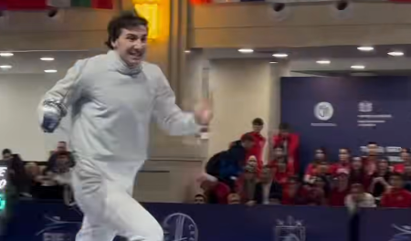 VIDEO: არიიიიიიის! - გიორგი ურუშაძე ხმლით ფარიკაობაში კადეტებს შორის ევროპის ჩემპიონია