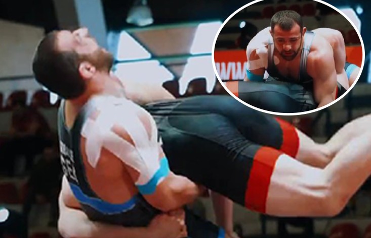 VIDEO: რას აკეთებს ლაშა გობაძეეე - ქართველი მოჭიდავის სასწაული გამარჯვება