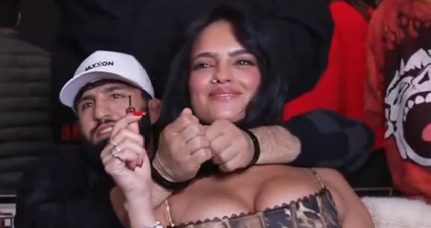 VIDEO: ცარუკიანი ღონისძიებაზე ბორკილებით მივიდა და ნინას "მოგუდვა" სცადა