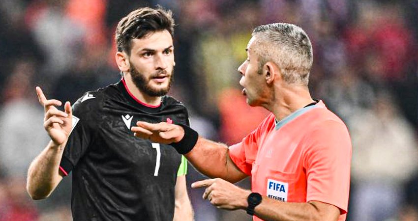 ქართველი ფეხბურთელების შეფასებები ლიეტუვასთან პირველი ტაიმის შემდეგ