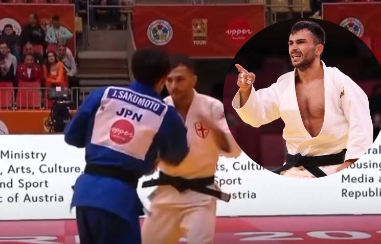 VIDEO: არიიის! იაპონელი გაკრულია ბეჭებზე - მარგველაშვილი ავსტრიის გრან პრის 1/8 ფინალშია